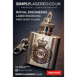 Royal Engineers Mini Flask
