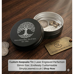 Black Keepsake Tin